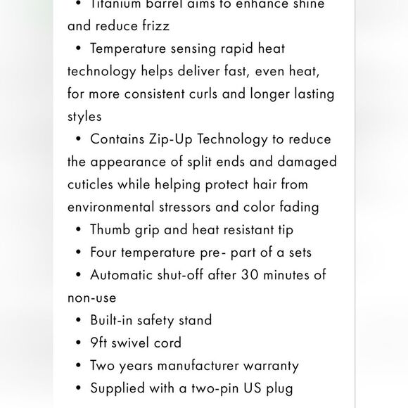 Kristen Ess Hair 2" Soft Bend Curling Iron - Picture 6 of 8